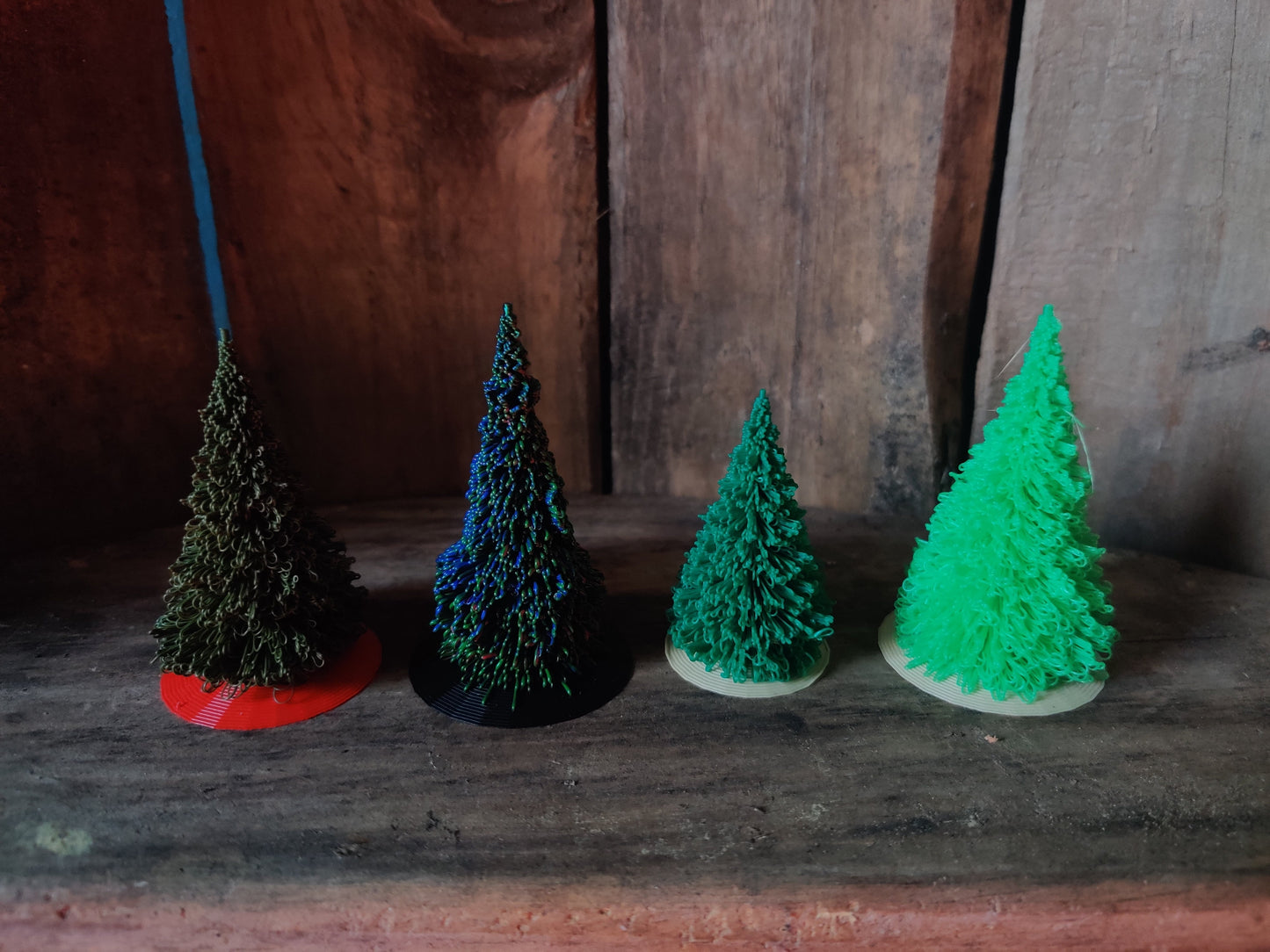 3D Printed Trees for Christmas Decorating or Model Train Scenery